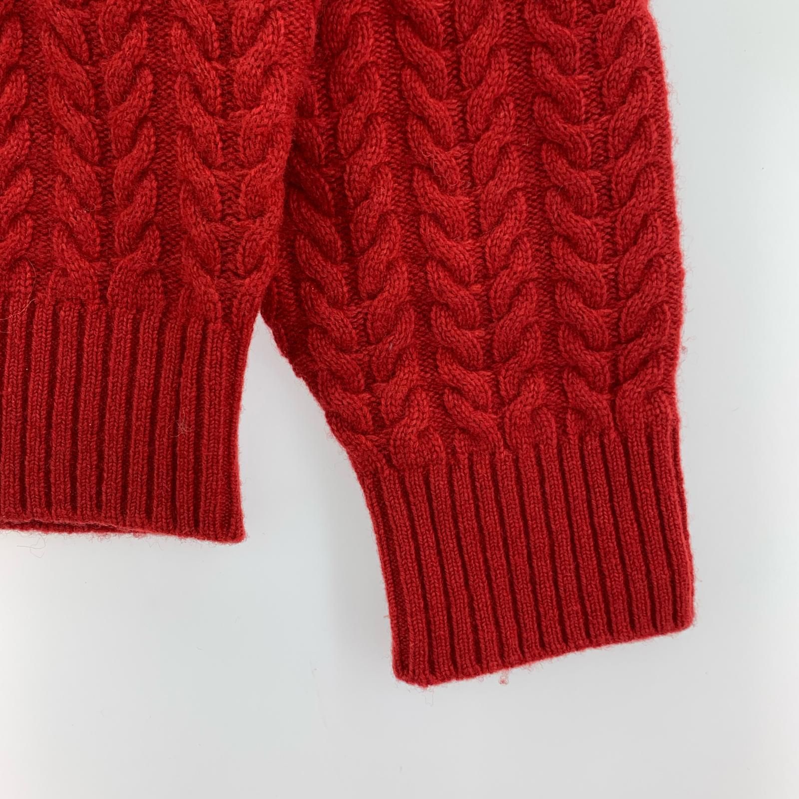 DANCE WITH DRAGON ダンスウィズドラゴン 千鳥柄 ケーブル切替 クルー