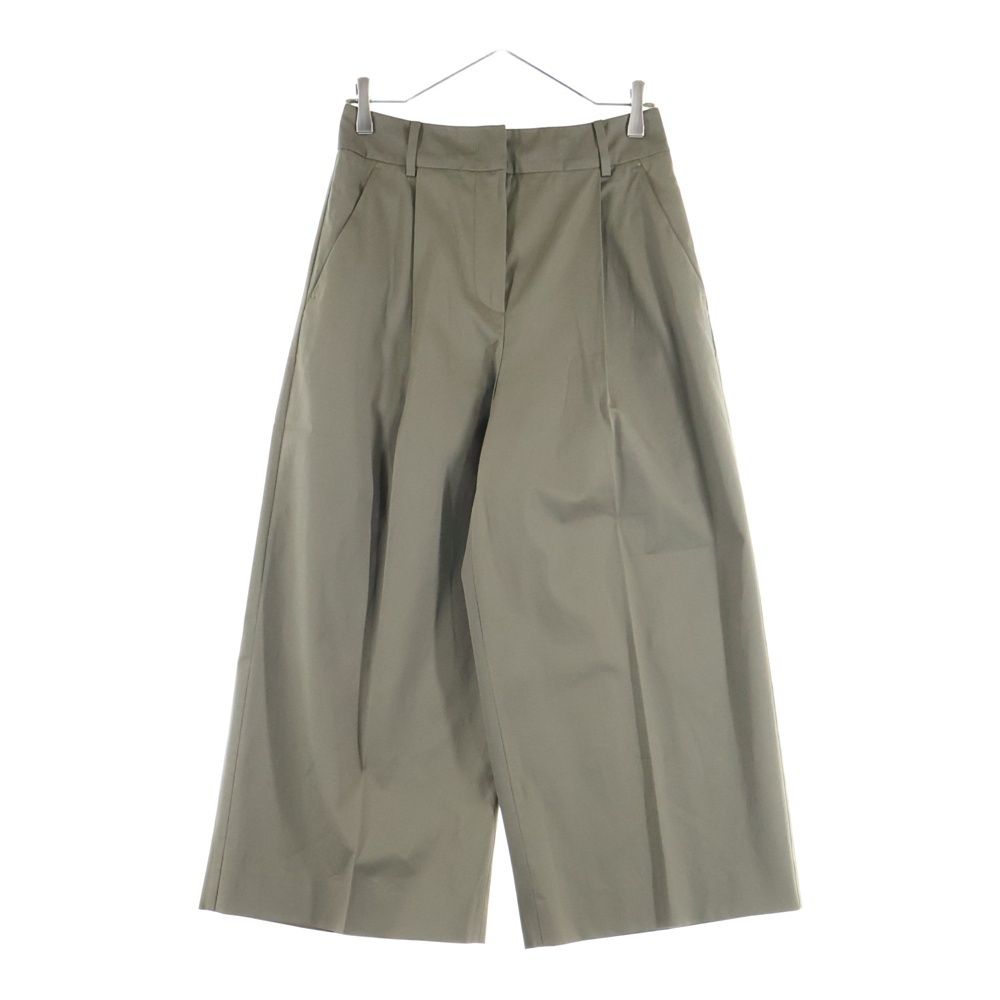 Max Mara マックスマーラ センタープレス ワイドスラックス カーキ レディース 11310712-003