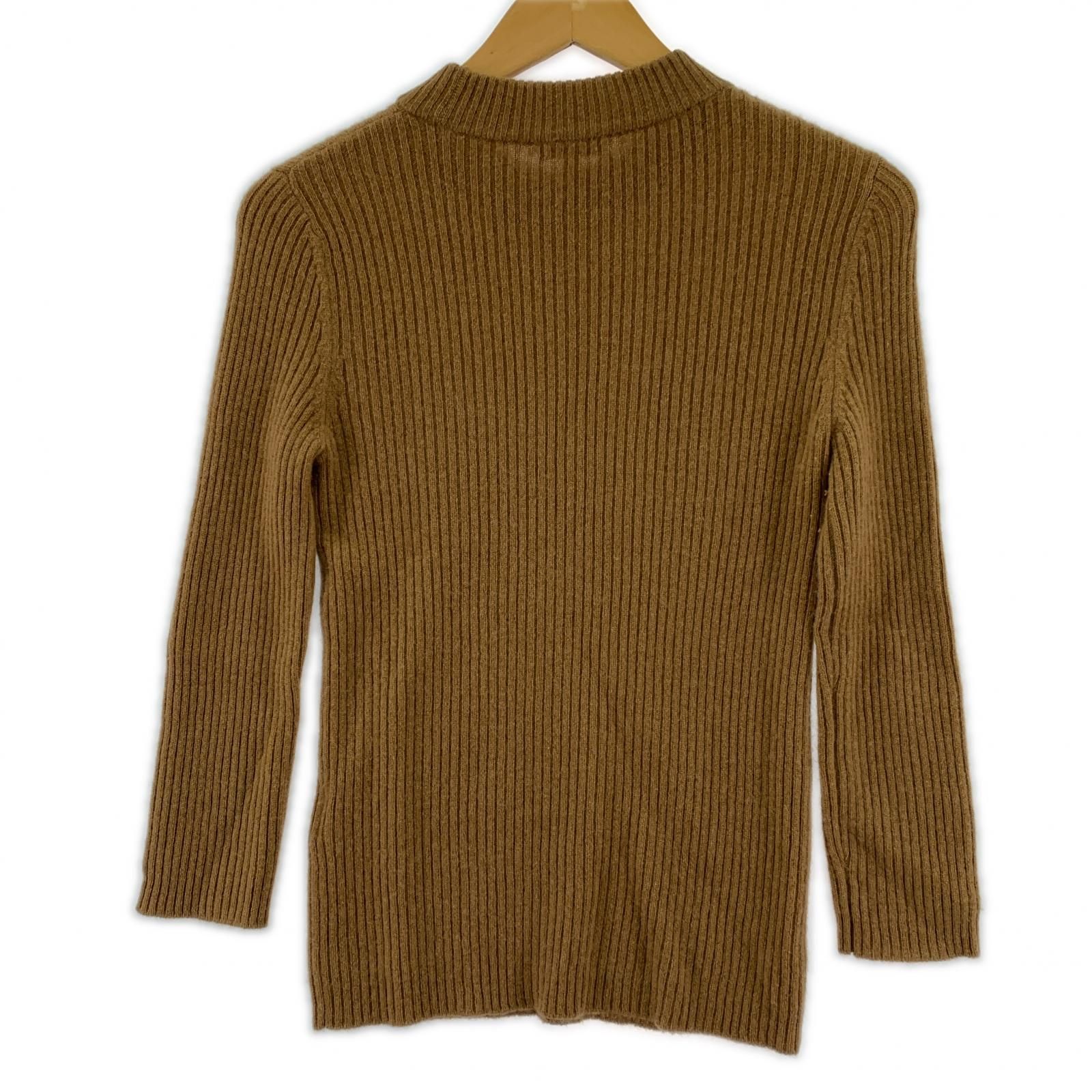 DEMYLEE デミリー カシミヤニット sizeS/ブラウン - メルカリ