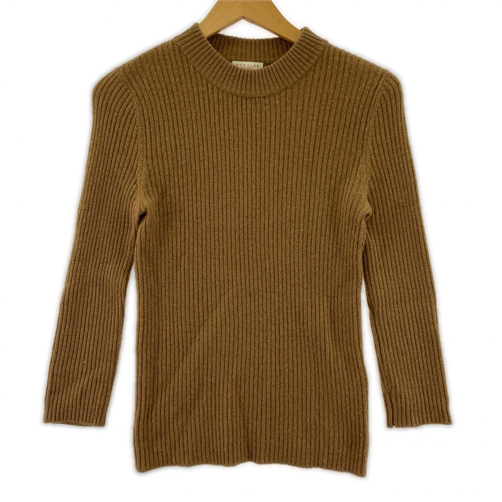 ❤︎新品❤︎人気❤︎DEMYLEE デミリー❤︎カシミアニット DEMYLEE デミリー カシミヤニット sizeS/ブラウン - メルカリ