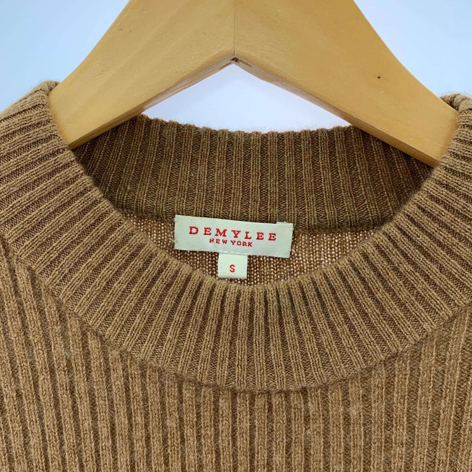 DEMYLEE デミリー カシミヤニット sizeS/ブラウン - メルカリ