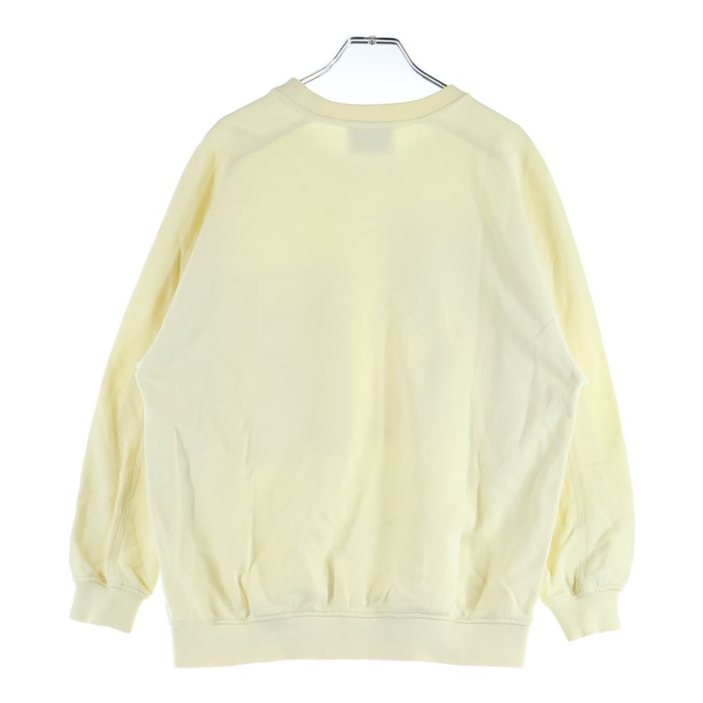 Acne Studios アクネ ストゥディオズ Sweatshirt パッチ クルーネックスウェットトレーナー イエロー FN-WN-SWEA000059