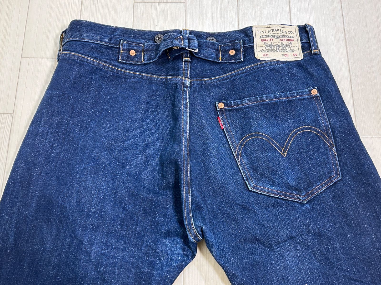 LEVI'S リーバイス 201 刻印3946 デニムパンツ レプリカ ジーンズ W32