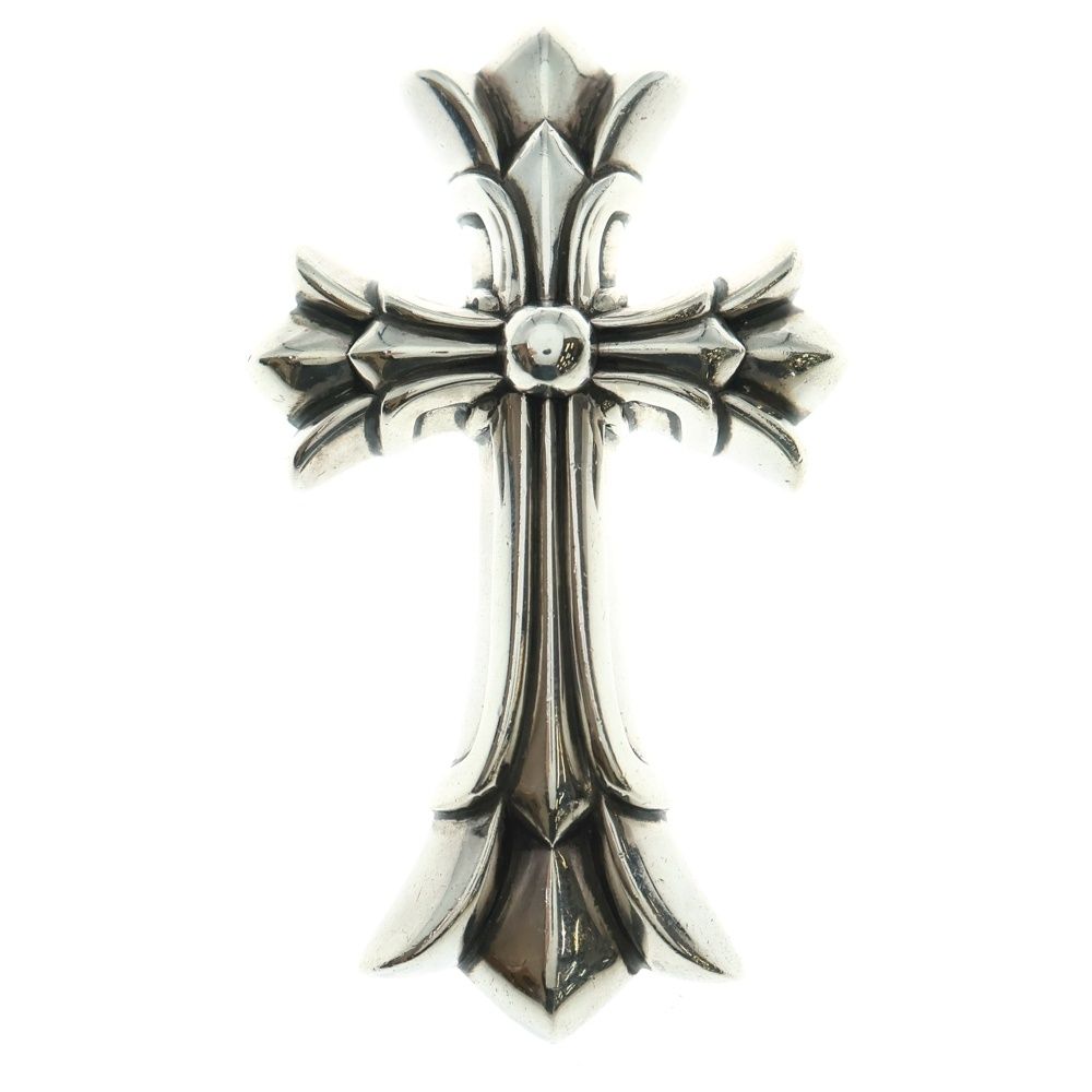 CHROME HEARTS クロムハーツ DBL CH CRS LG ラージ ダブルCHクロスペンダントトップ シルバー