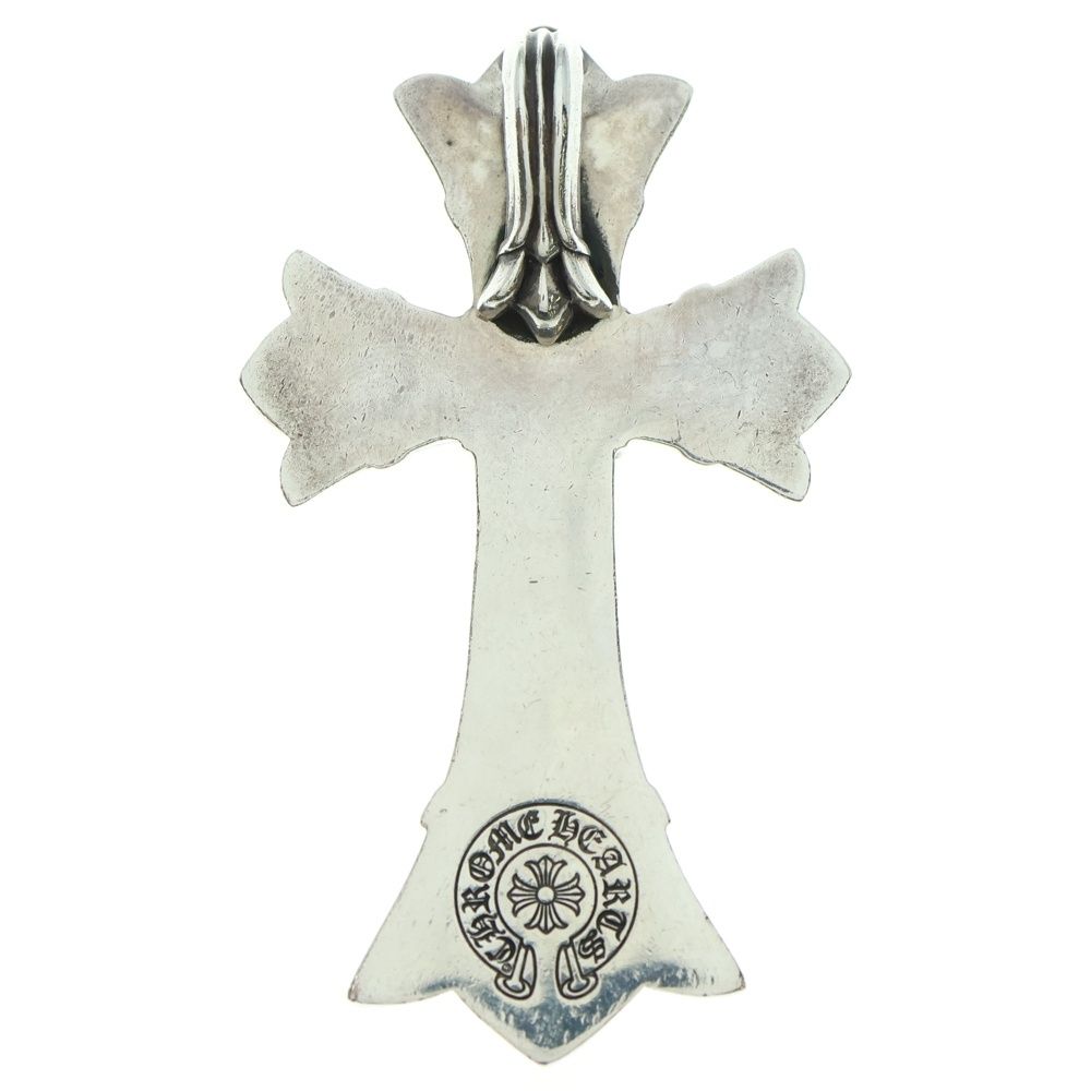 CHROME HEARTS クロムハーツ DBL CH CRS LG ラージ ダブルCHクロスペンダントトップ シルバー