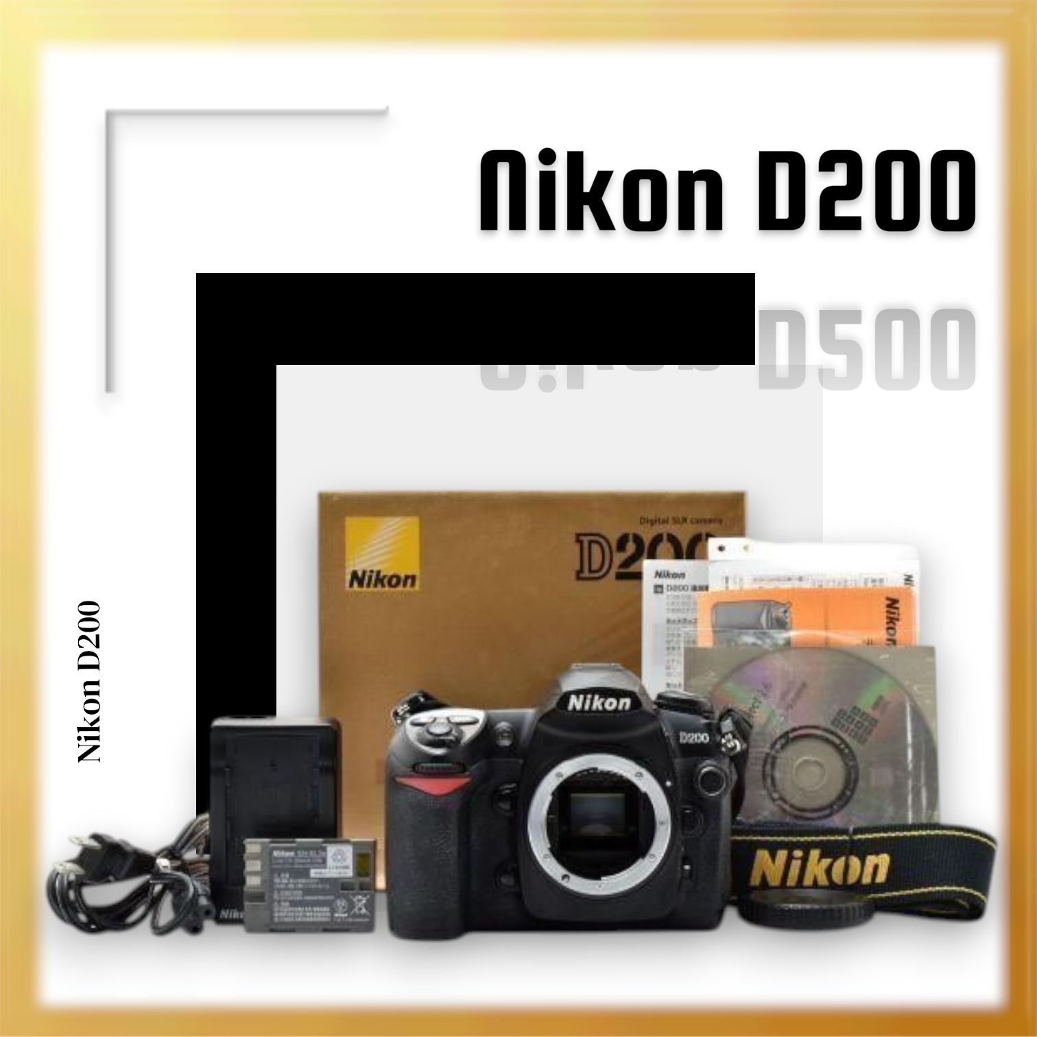 極美品 ｜ Nikon D200 デジタル一眼レフカメラ ボディ ｜M068