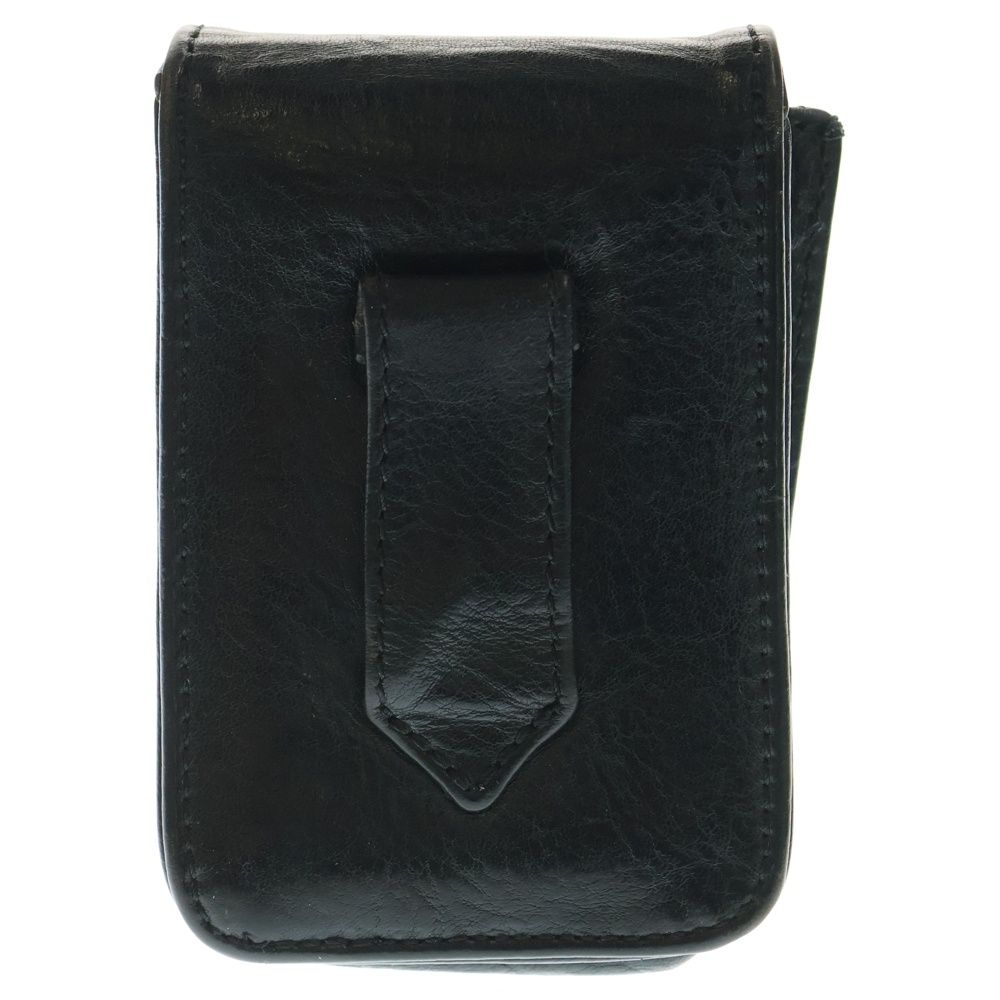 CHROME HEARTS クロムハーツ スモールCHクロス クロスボタン レザーシガレットケース