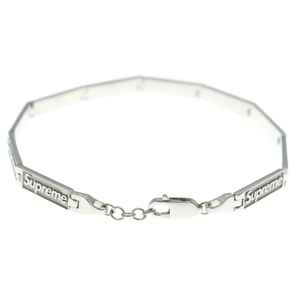 SUPREME シュプリーム 23SS ×Jacob - Co Logo Link Bracelet ジェイコブ ロゴリンク ブレスレット シルバー