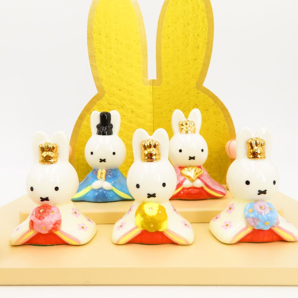 未開封　吉徳 ミッフィー グッズ おひなさま 五人飾り 楽天市場】ミッフィー 雛人形 ひな人形 おひなさま 五人飾り かわいい