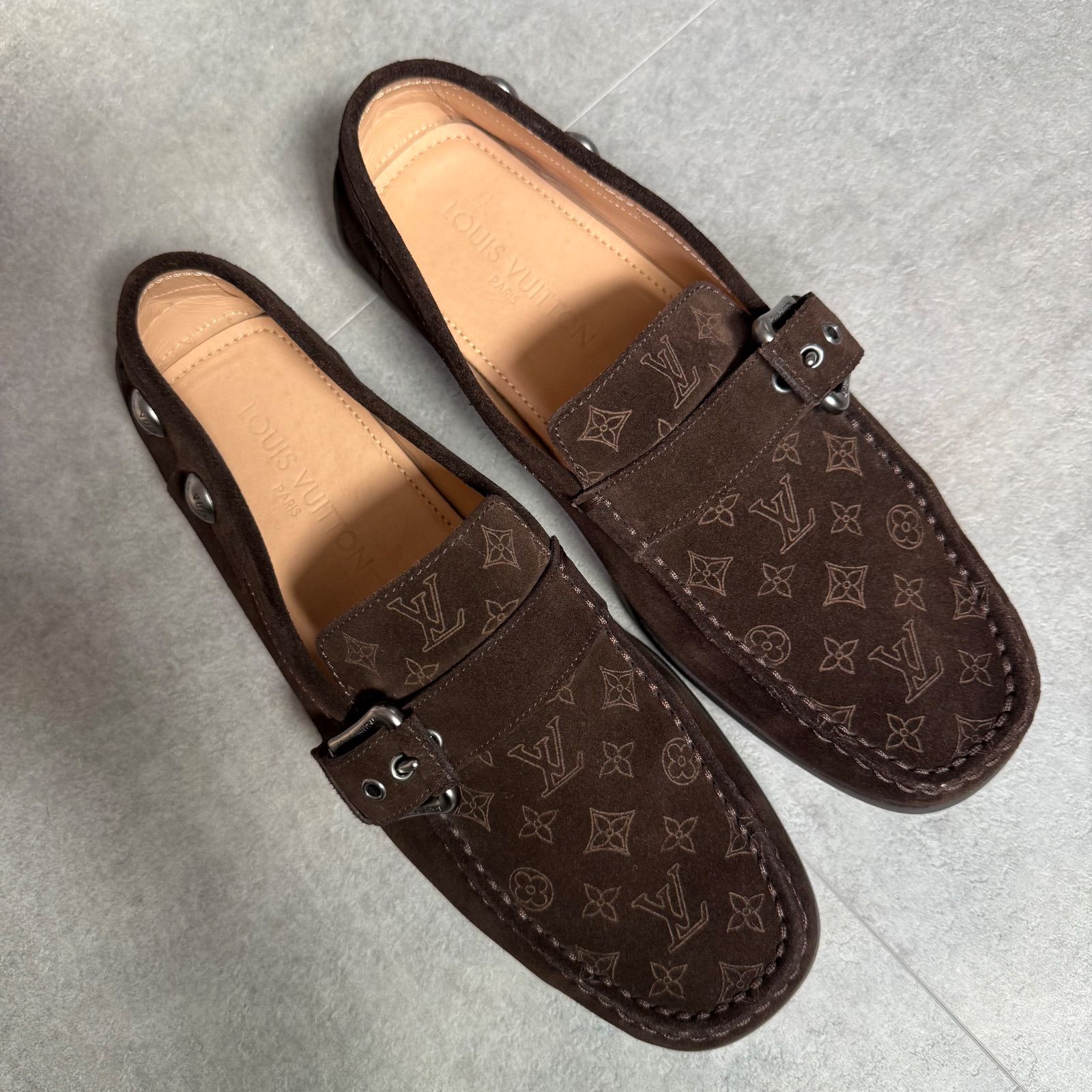 美品 希少 LOUIS VUITTON ルイヴィトン スエードレザー