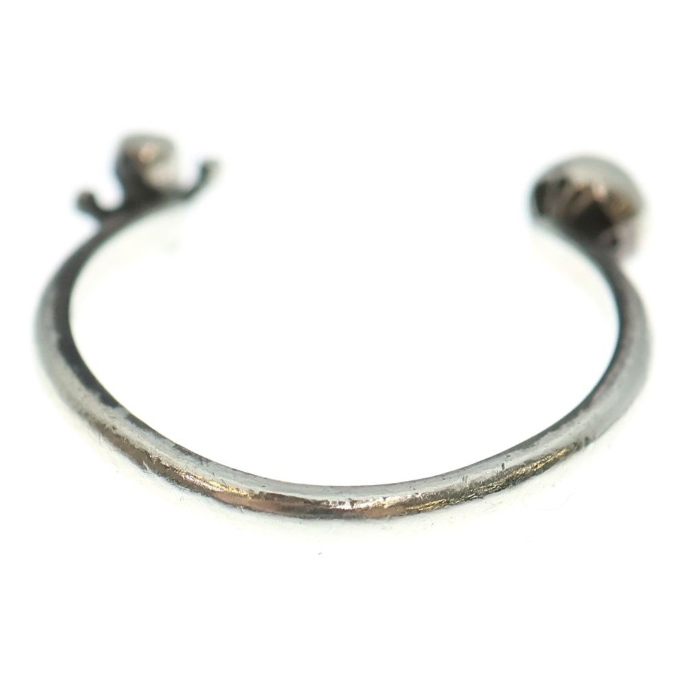 CHROME HEARTS クロムハーツ FT HARRS TEETER CRS BALL FOTI TTR XBL RING ハリスティータ クロスボール フォティ リング シルバー