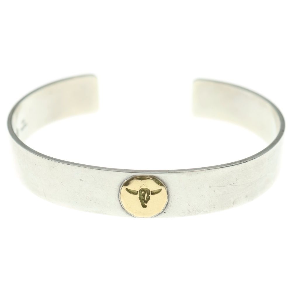 TADY - KING タディアンドキング 平打ちバングル GPロングホーン ブレスレット シルバー ゴールド