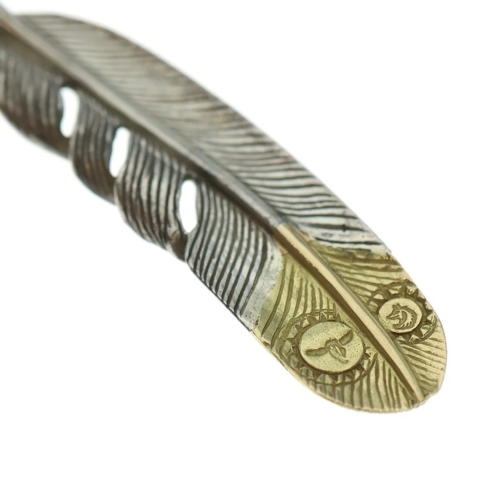 TADY - KING タディアンドキング 先金SVフェザー 右向き ネックレストップ シルバー|ゴールド NICORILABO_COM