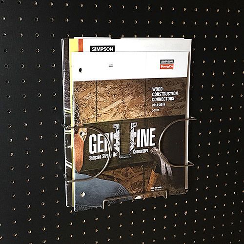 メーカー直送 有孔ボード ファイルホルダー A4サイズ 10個 まとめ買い徳用 ペグ ペグボード PEG 孔あきボード 孔板 穴板 穴開