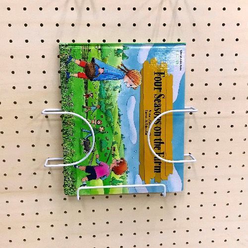 メーカー直送 有孔ボード ファイルホルダー 白 ホワイト A4 10個 まとめ買い徳用 ペグ ペグボード PEG 孔あきボード 孔板 穴板 穴開