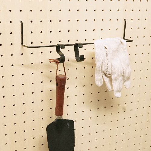 メーカー直送 有孔ボード ワイドハンガー300 黒 20個 まとめ買い徳用 ペグ ペグボード PEG 孔あきボード 孔板 穴板 穴開