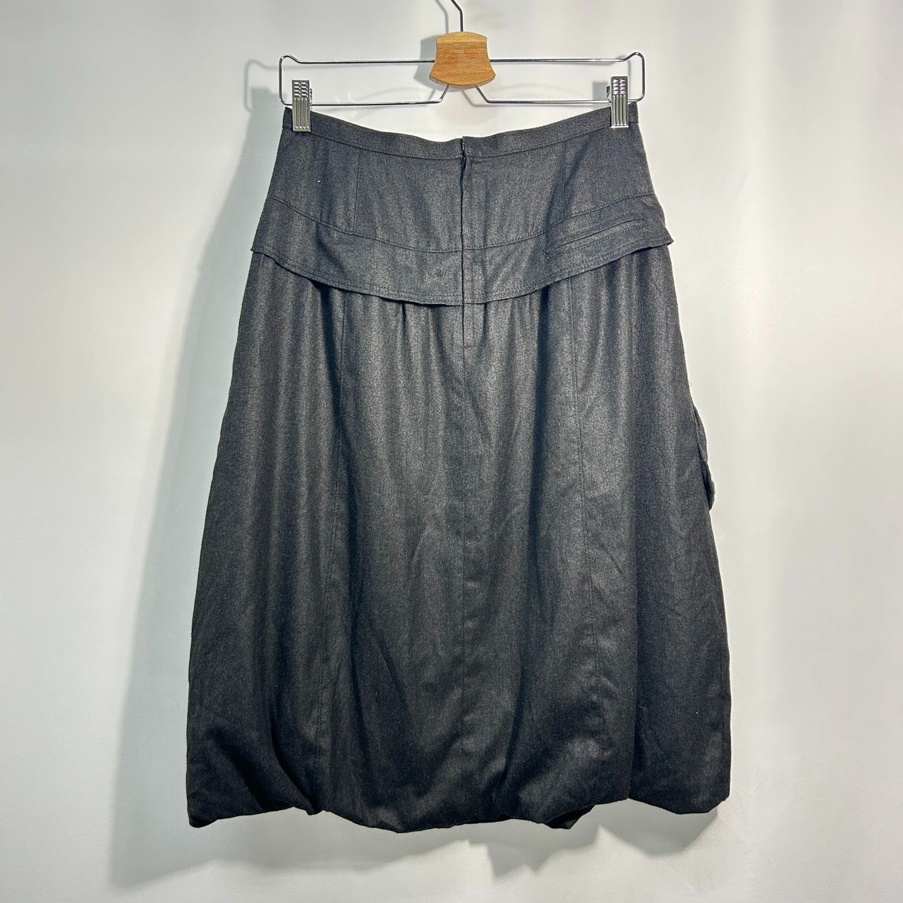 t.b 40 ブラック ひざ丈スカート カーゴタッチバルーンス レディース 個性的 ボリューム センソユニコ マツオ ティービー GULLKHAN_COM