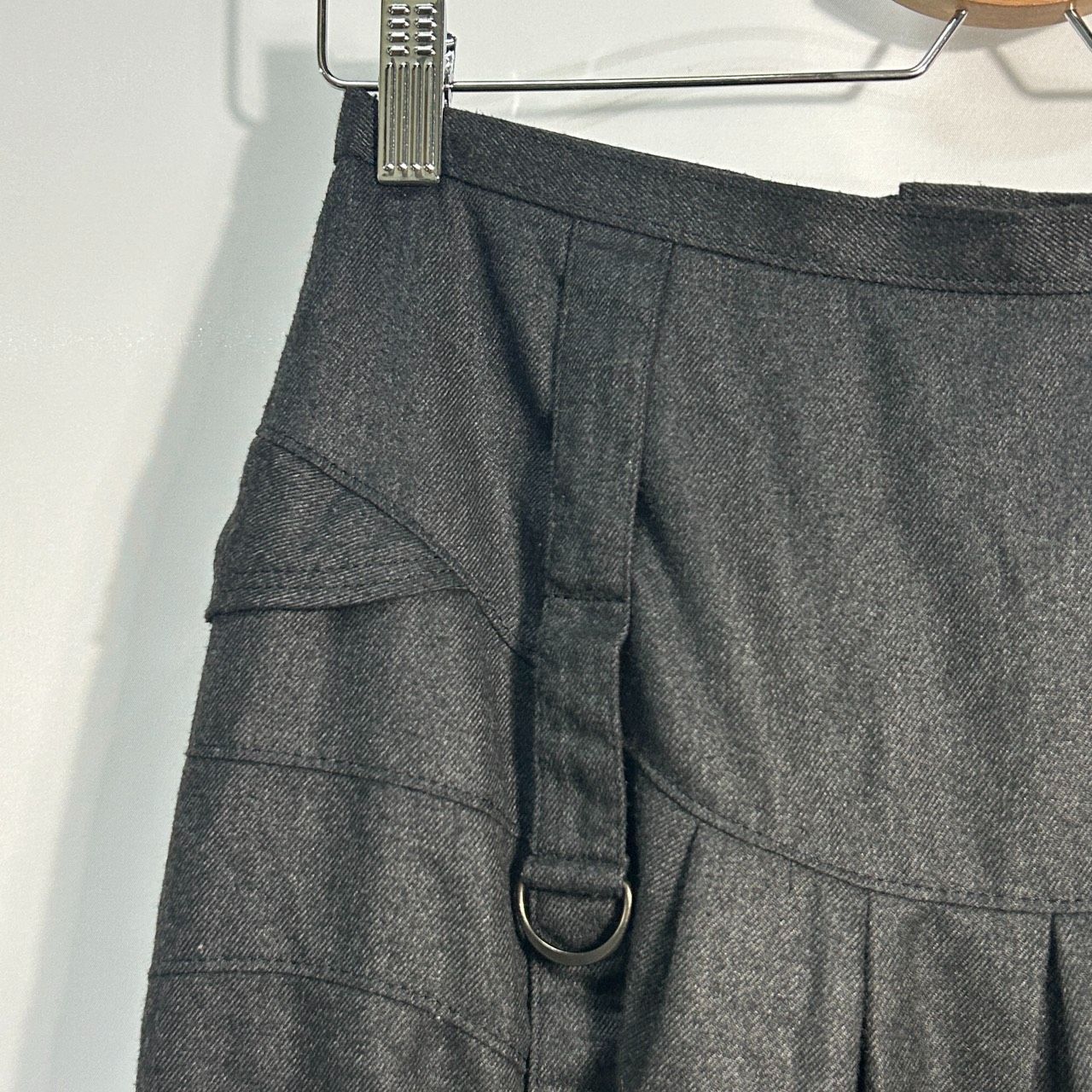 t.b 40 ブラック ひざ丈スカート カーゴタッチバルーンス レディース 個性的 ボリューム センソユニコ マツオ ティービー