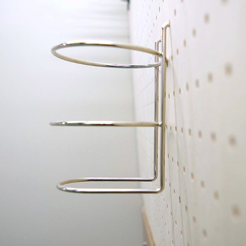 メーカー直送 有孔ボード ボトルホルダーL 85φ P25 10個 まとめ買い徳用 ペグ ペグボード PEG 孔あきボード 孔板 穴板 穴開 除菌 SKLAD-KIRPICHA_RU