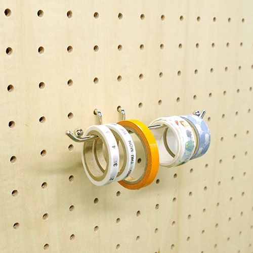 メーカー直送 有孔ボードテープディスプレーフックS P25 20個 まとめ買い徳用 ペグ ペグボード PEG 孔あきボード 孔板 穴板 穴開
