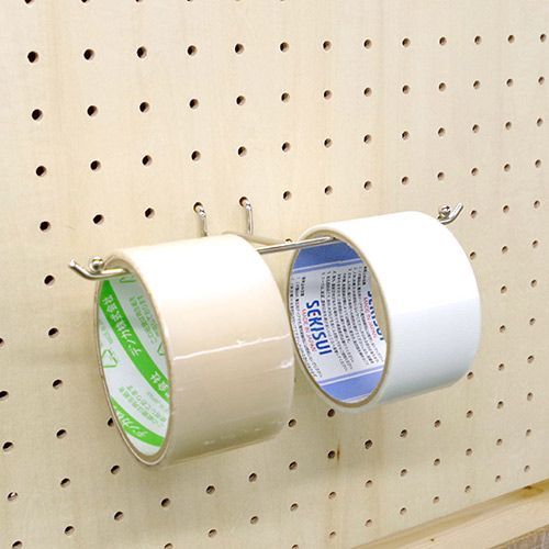 メーカー直送 有孔ボードテープディスプレーフックL P25 20個 まとめ買い徳用 ペグ ペグボード PEG 孔あきボード 孔板 穴板 穴開