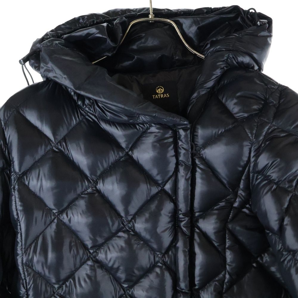 新品未使用 2024年モデル TATRAS キルティングダウンコート ブラック TATRAS (タトラス) キルティング ロングダウンコート ブラック