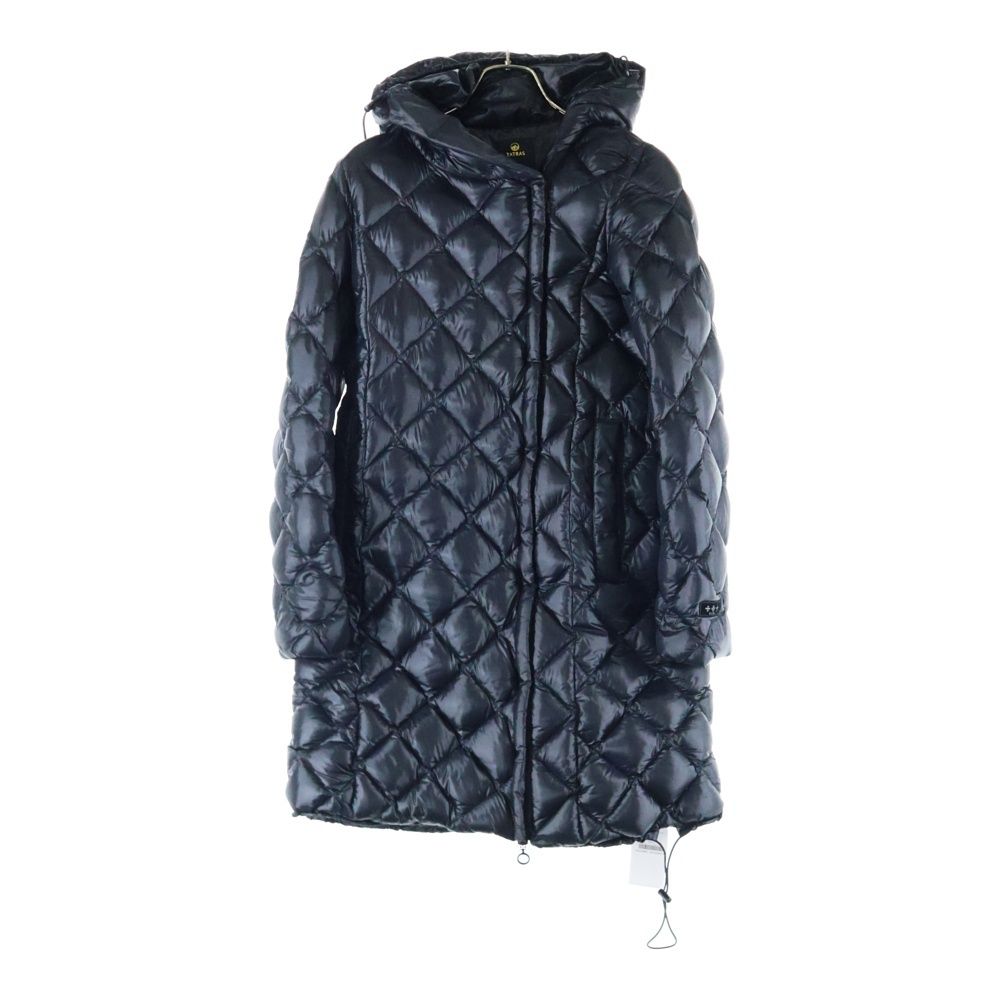 新品未使用 2024年モデル TATRAS キルティングダウンコート ブラック TATRAS (タトラス) キルティング ロングダウンコート ブラック