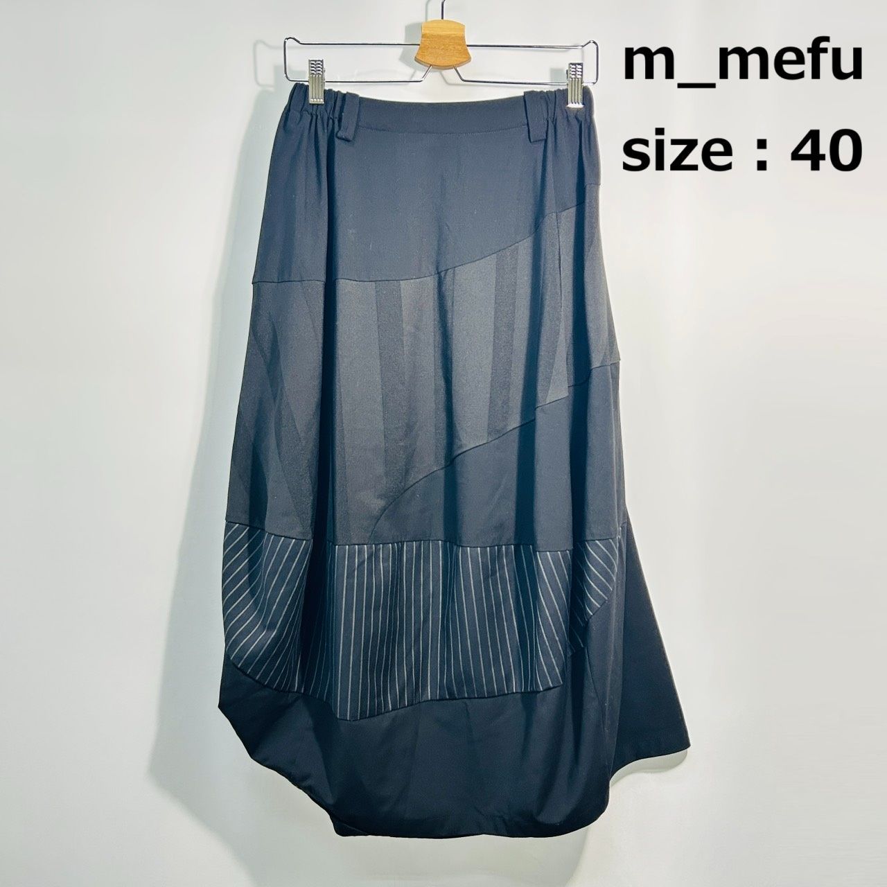 m_mefu 芽風 センソユニコ アシンメトリー ウール ジャケット 40 変形