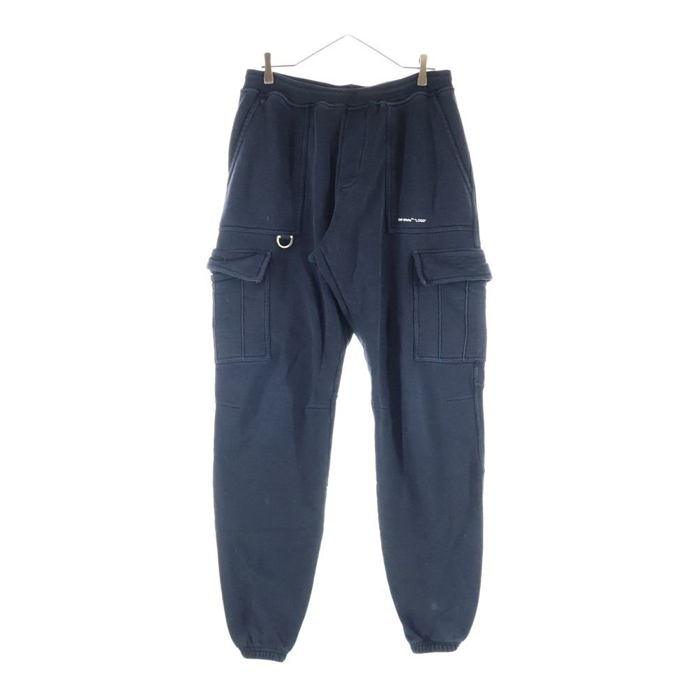 OFF-WHITE オフホワイト 19SS Cargo Sweatpants スウェットカーゴパンツ ブラック OMCH013S19D25022