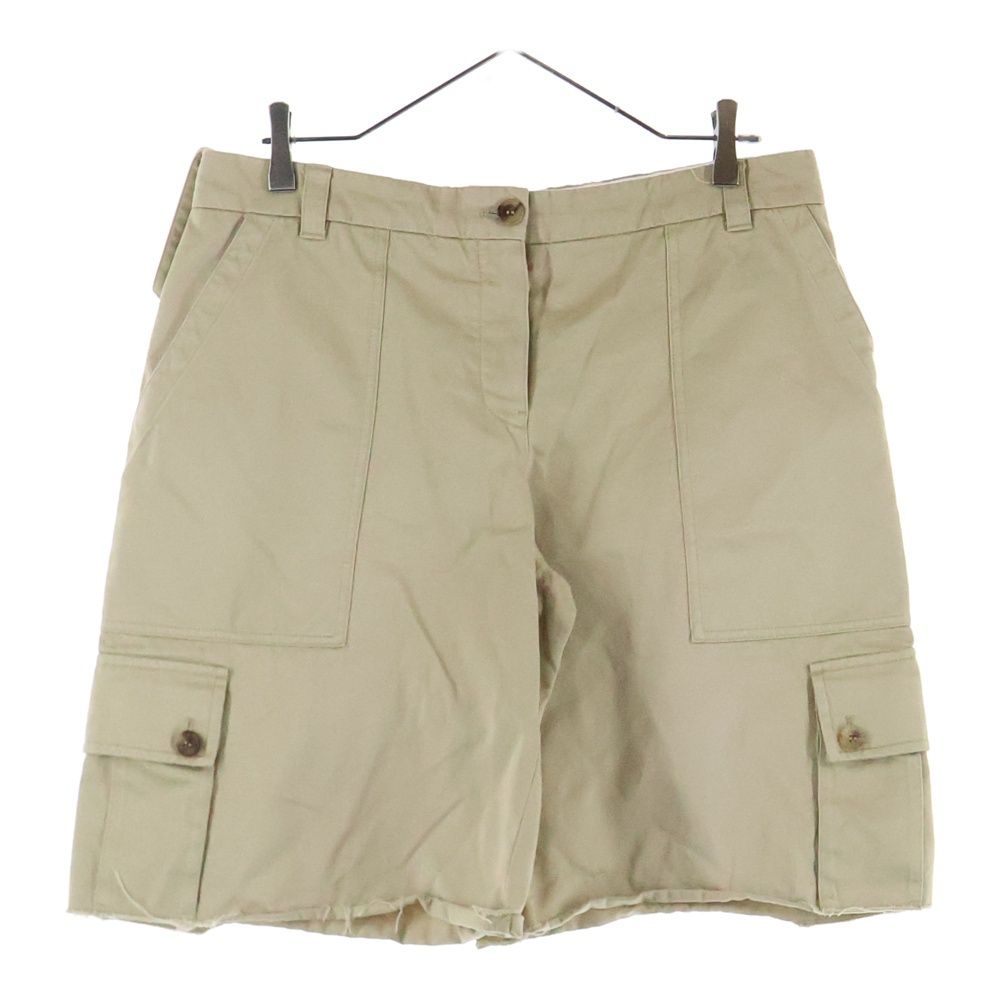 miumiu ミュウミュウ ロゴ チノ バミューダ コットンパンツMP1648 1UPX F0065