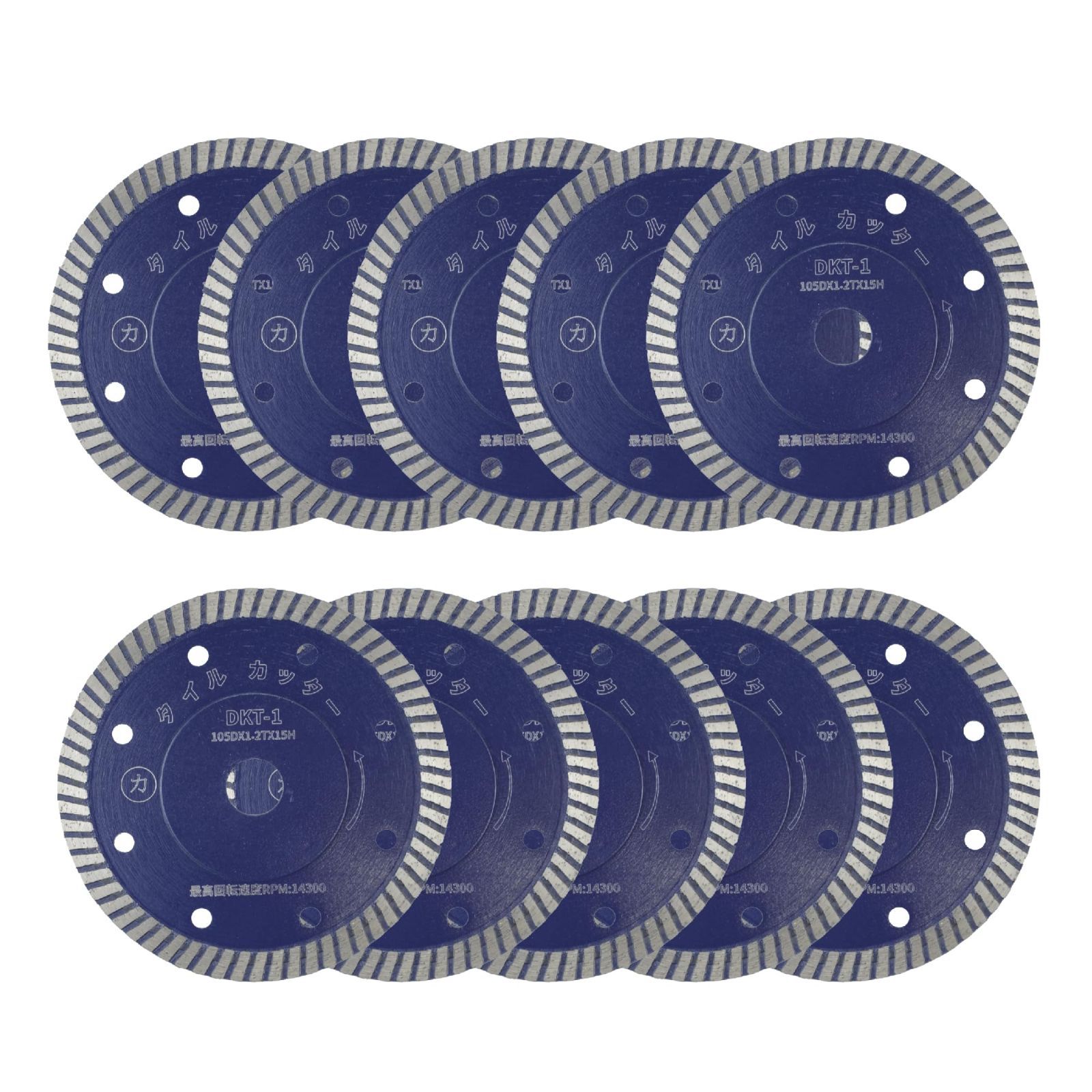 セール ダイヤモンドカッター プレミアム瓷?用 105mm タイル用カット 最適化デザイン 10