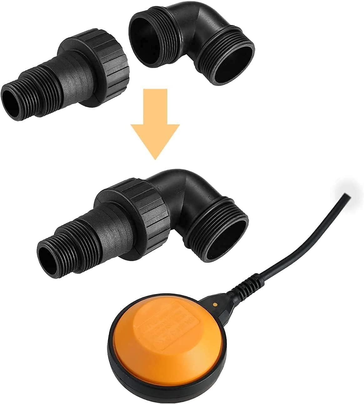 新着商品 ガーデン 清水用 汚水 水耕栽培 揚程8M 最大吐出量12500L|H 水族館給水 50 60HZ通用 循環ポンプ 排水 底部入水式 750W ポンプ 水中ポンプ DEKOPRO