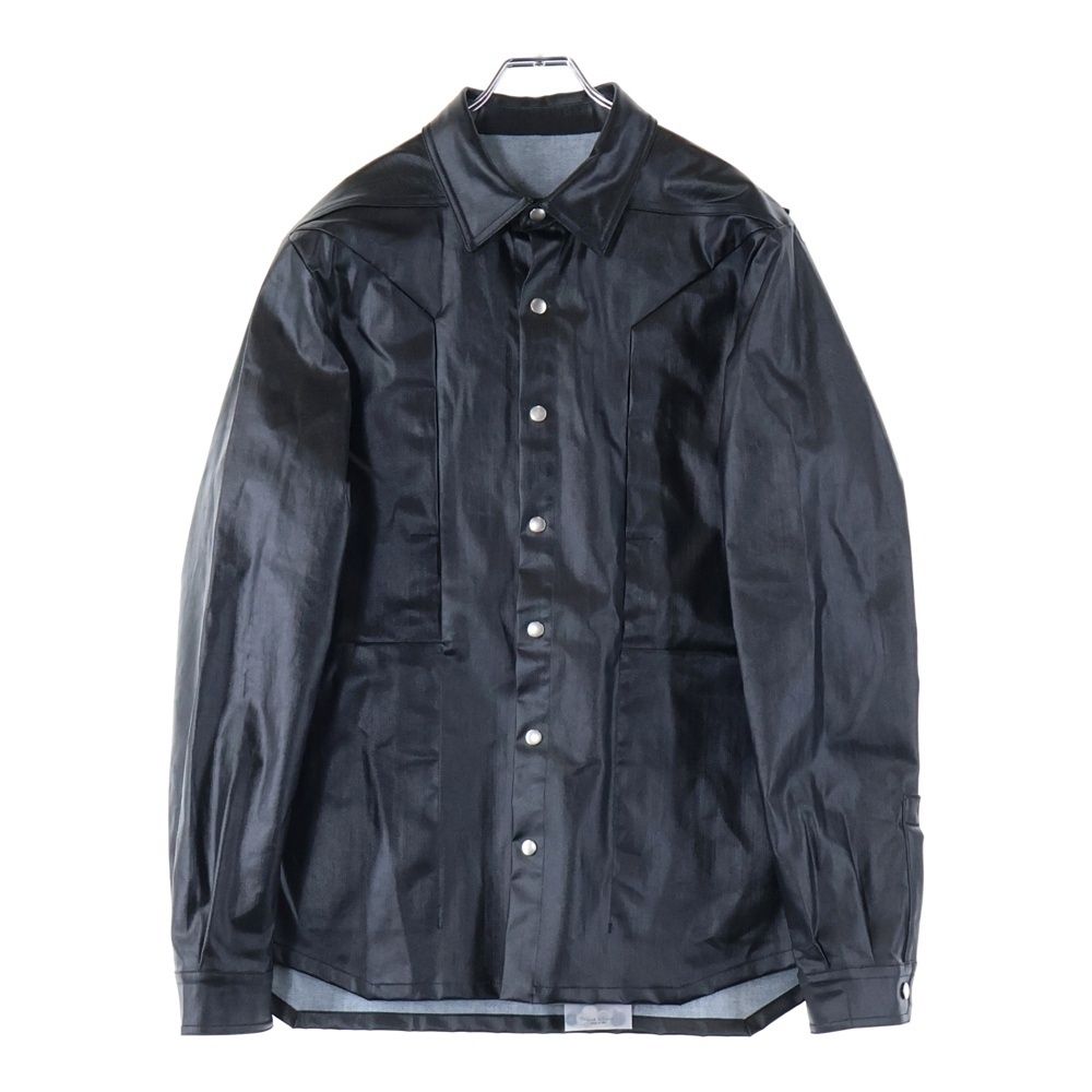rick風　シャツジャケット Rick Owens (リックオウエンス) 24SS FOGPOCKET HIGH SHINE SHIRT