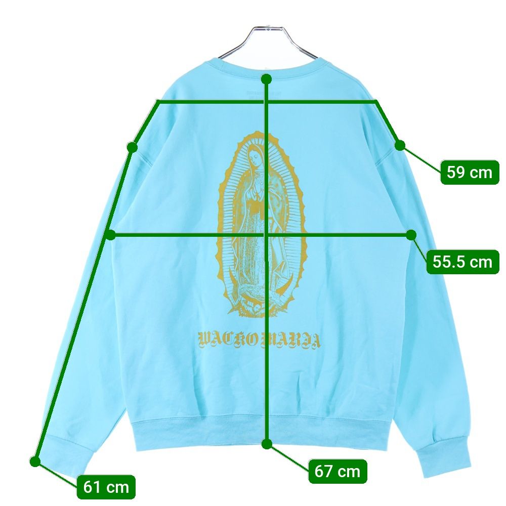 バックマリアプリント クルーネック