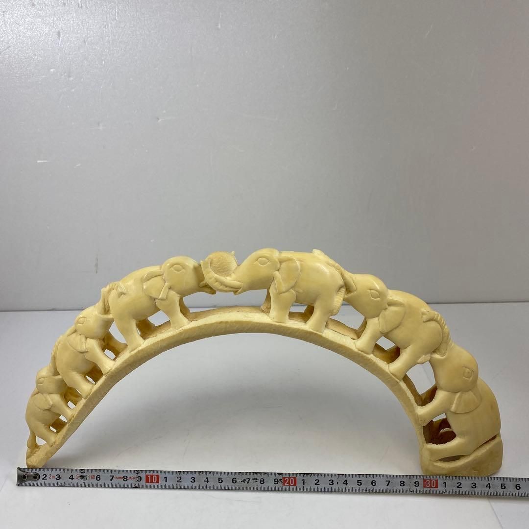 カバ牙材 象の橋渡り 644g 全長35.9㎝ タコヒ 東な7-0123 WWW_IBETON_RU
