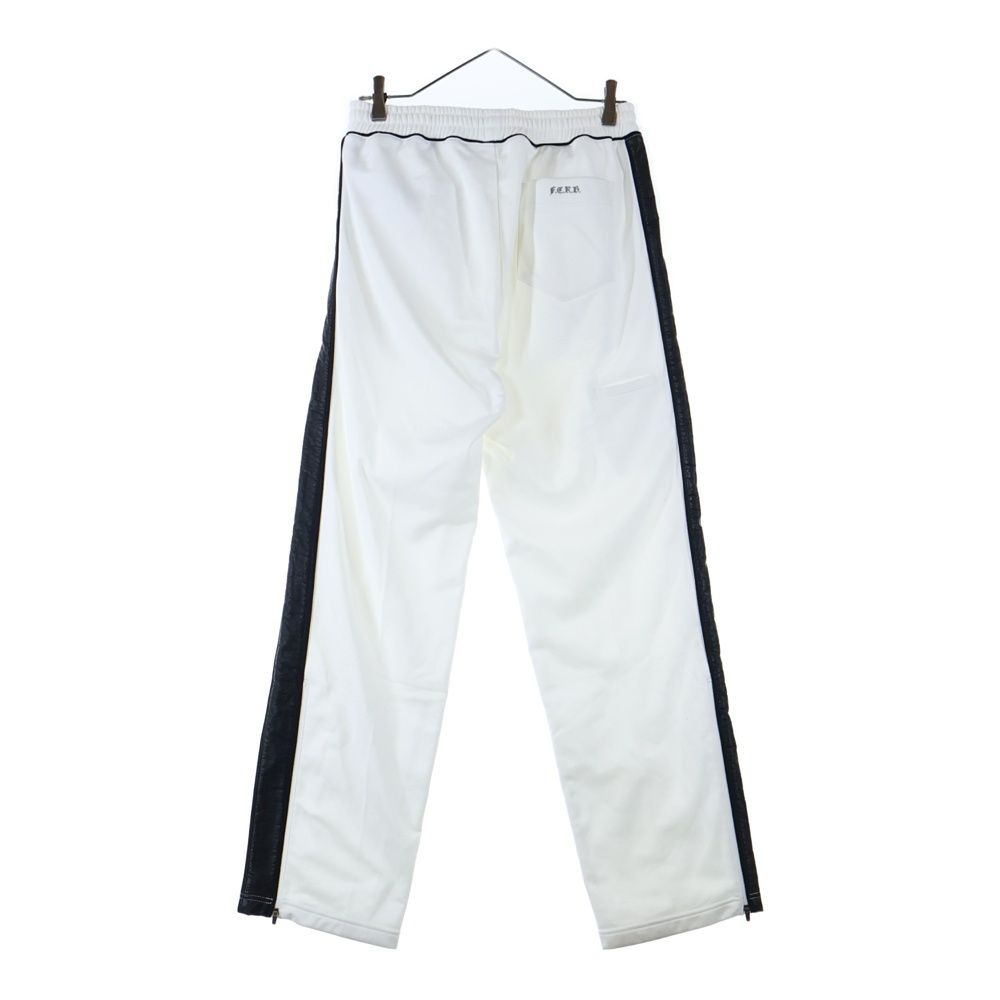 F.C.R.B. F.C.Real Bristol FCRB エフシーアールビー エフシー ルブリストル ×NIKE ナイキ フェイクレザーライン フロントロゴ トラックパンツ ホワイト 193916