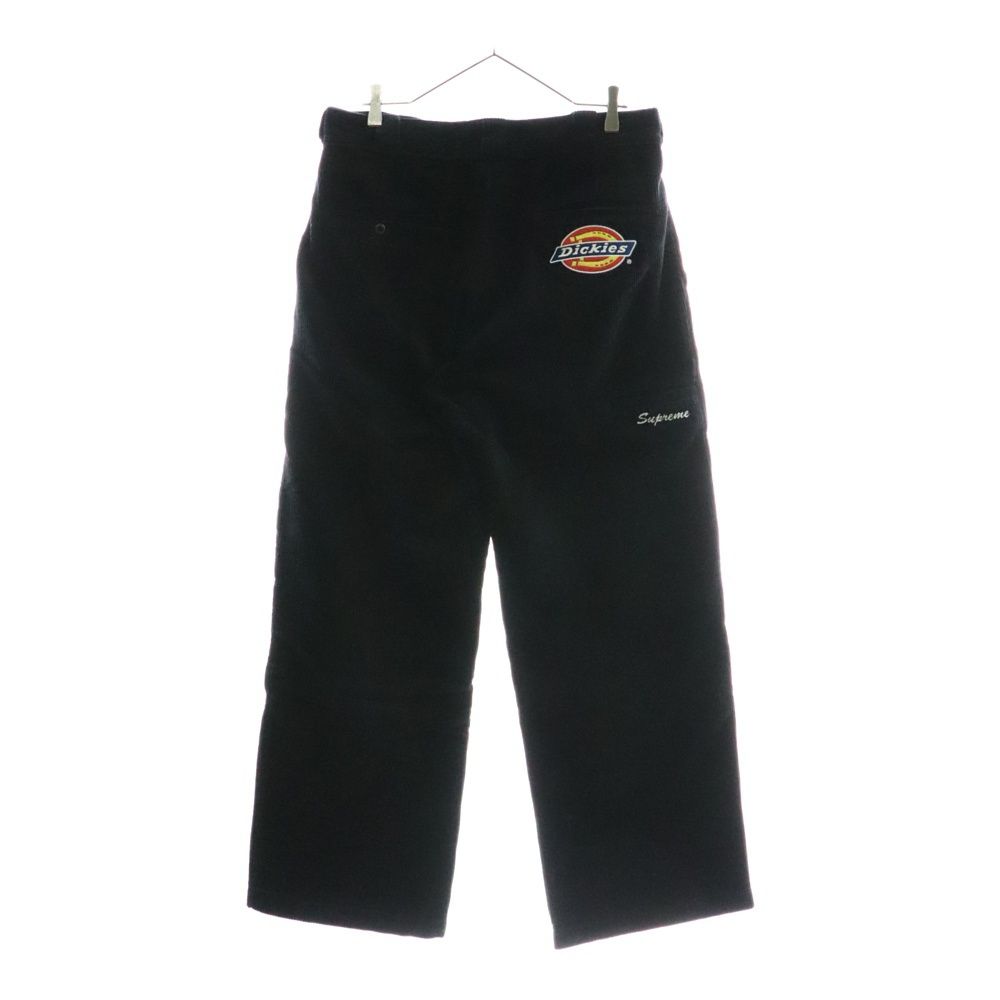SUPREME シュプリーム 22 AW×Dickies Double Knee Corduroy Work Pant ディッキーズ ダブルニーコーデュロイワークパンツ ブラック