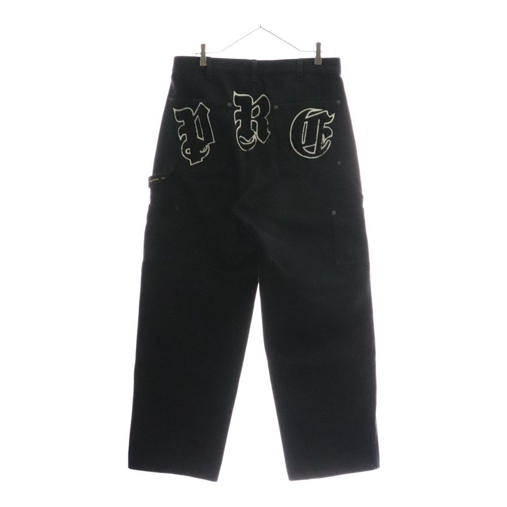 SUPREME シュプリーム 25 SS Old English Canvas Double Knee Painter Pant イングリッシュ キャンバスダブルニーペインターパンツ ブラック