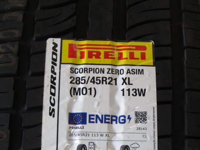2本販売 ピレリ スコーピオンZERO ベンツ承認 285|45R21