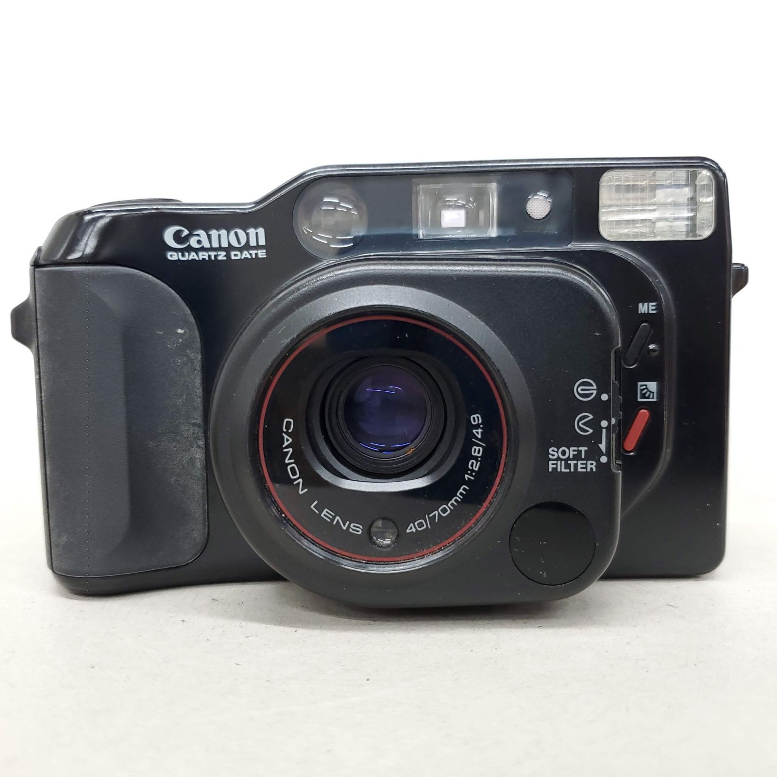 動作 済 Canon Autoboy TELE QUARTZ DATE F1029-10v