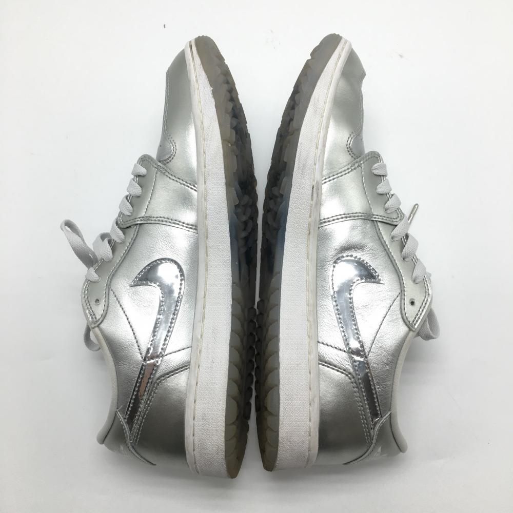 ナイキ ゴルフシューズ シルバー スパイクレス FD 6848 AIR JORDAN 1 Low Golf メンズ 29.0 ゴルフウェア モデル NIKE