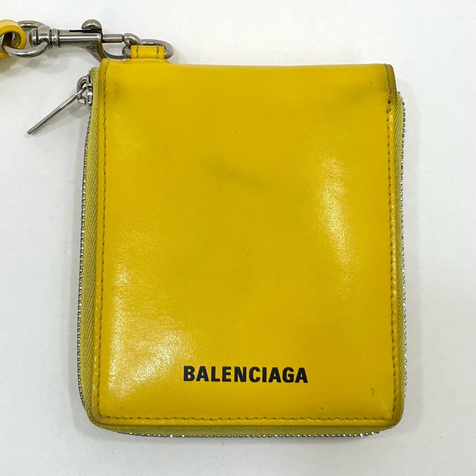 BALENCIAGA | バレンシアガ The Simpsons ザ シンプソンズ ストラップウォレット ラウンドファスナー財布 664043 イエロー 尾張小牧店