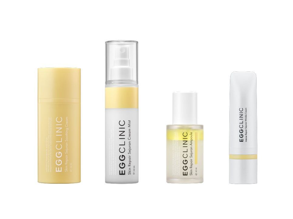 EGG CLINIC監修 スキンリペア セジュランライン 4種セット スーディングクリーム クリームミスト アンプル リンクルクリーム 韓国コスメ 保湿 鎮静 シワ改善 ギフト包装紙付き