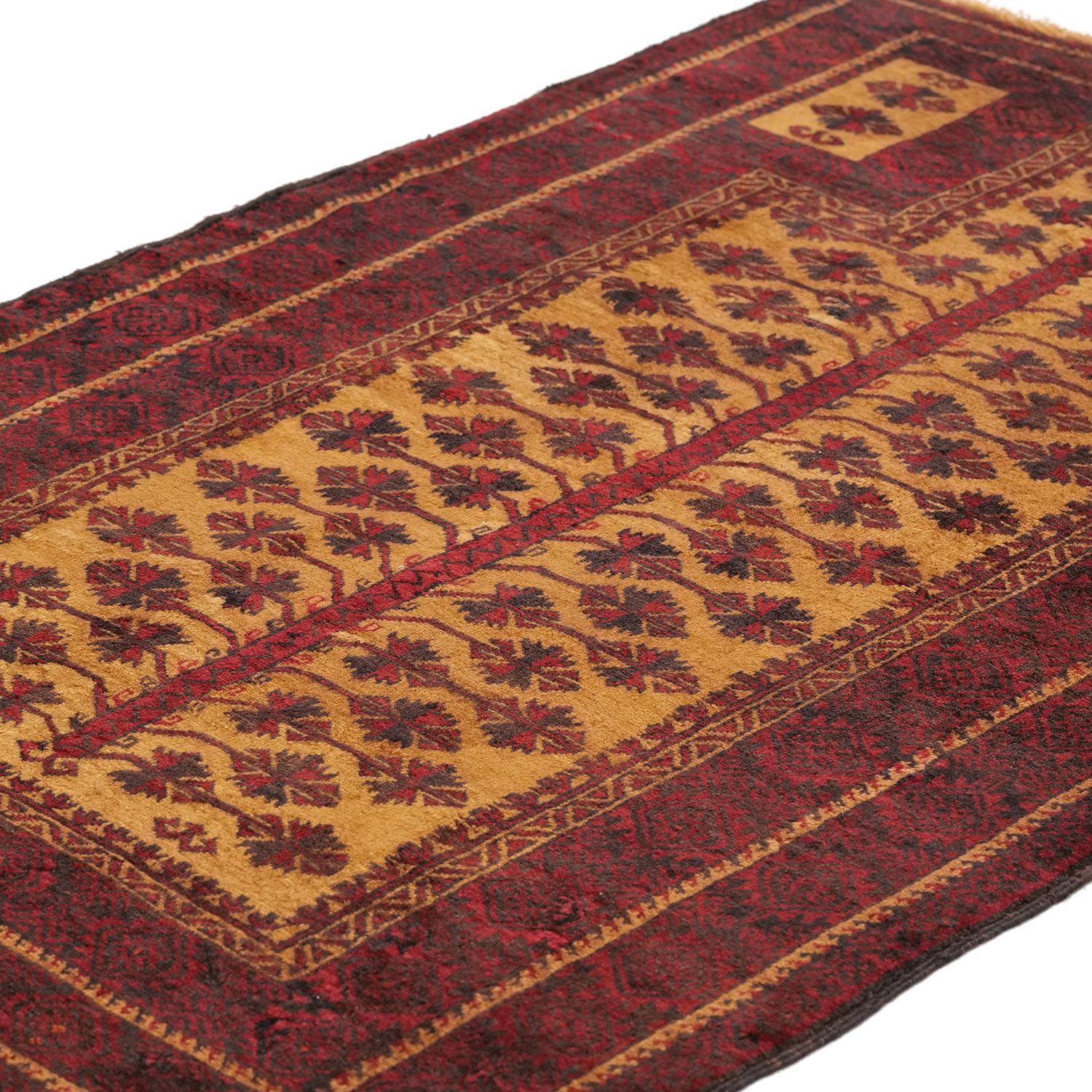 続々入荷中！ トルバトジャム 1960年代 1580×1000mm セミアンティーク ミフラーブ 生命の樹 ウール 手織り 一点物 アンティークペルシャ絨毯 ヴィンテージラグ専門店 carpet 送料無料 激安大特集！