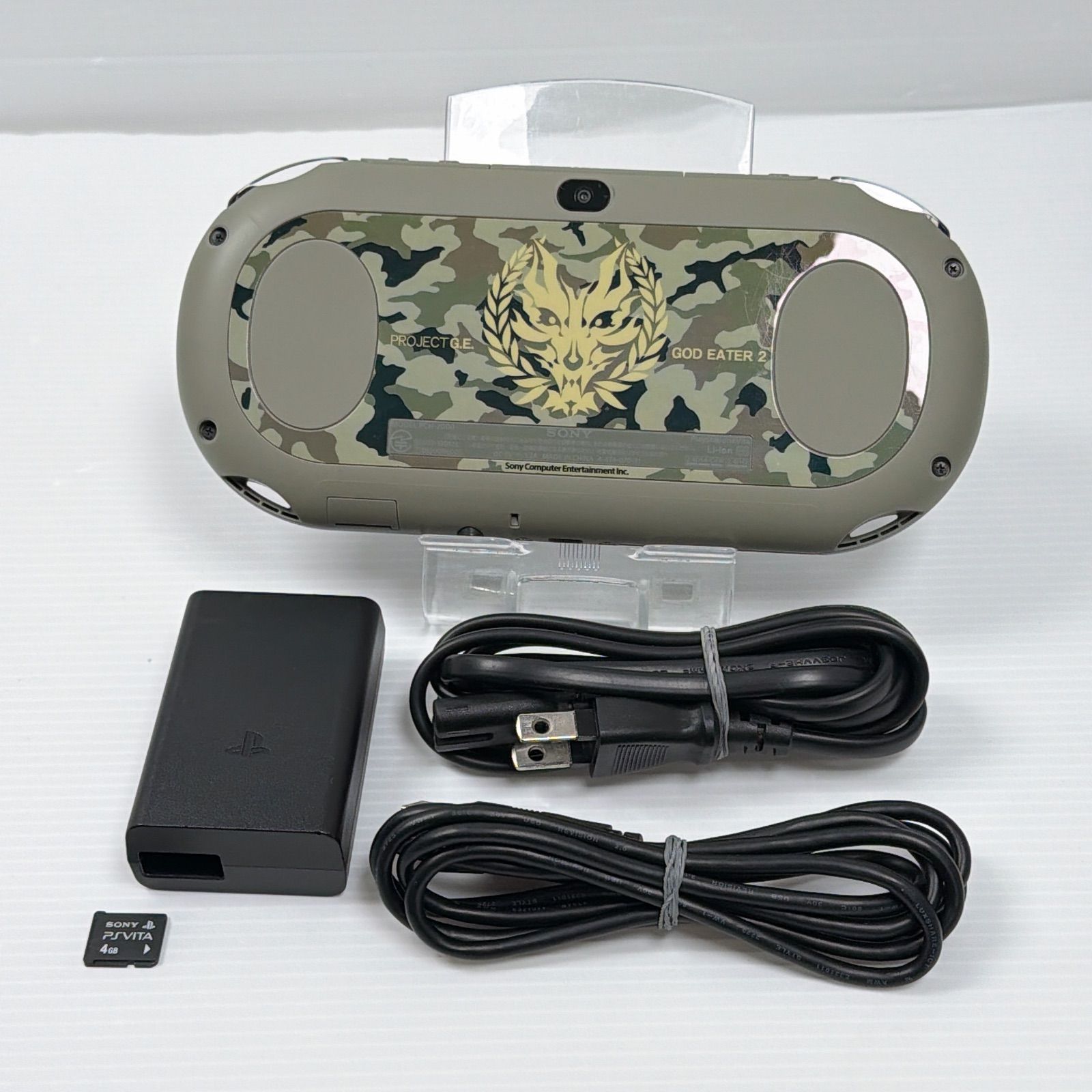 PSVITA 2000 ゴッドイーター PCH 2000 遊べるセット 4GB付属 FW3.73 動作 済み SONY PlayStation vita ソニー プレイステーション GOD EATER 2