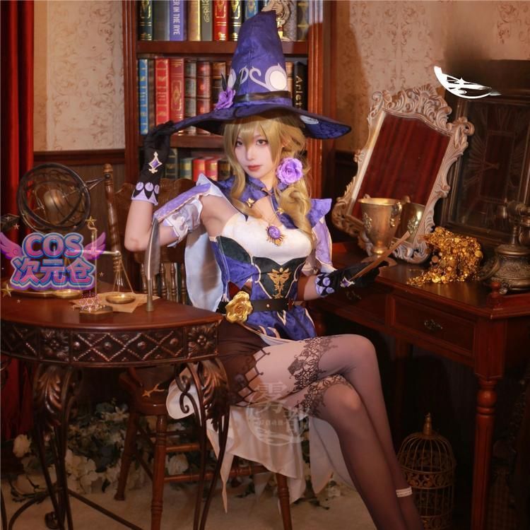 ♥ 霧都アニメ 原神 リサ コスプレ衣装 ハロウィン 新発売 仮装 キャラクター服