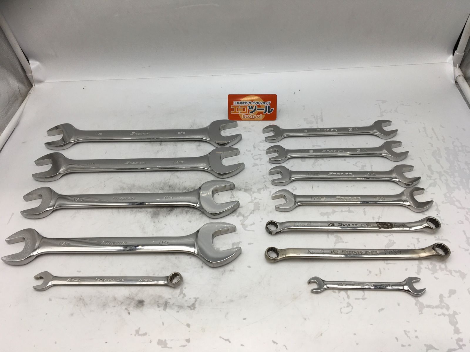 品 〇Snap-on スナップオン インチサイズ レンチ スパナ セット IT6YXFL54A5A エコツール小牧ｲﾝﾀｰ店 M02