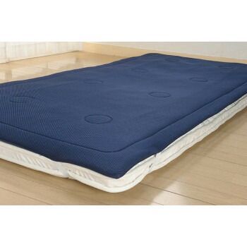 越後ふとん スリープエアーマット レギュラータイプ S ネイビー 95×200cm 183022