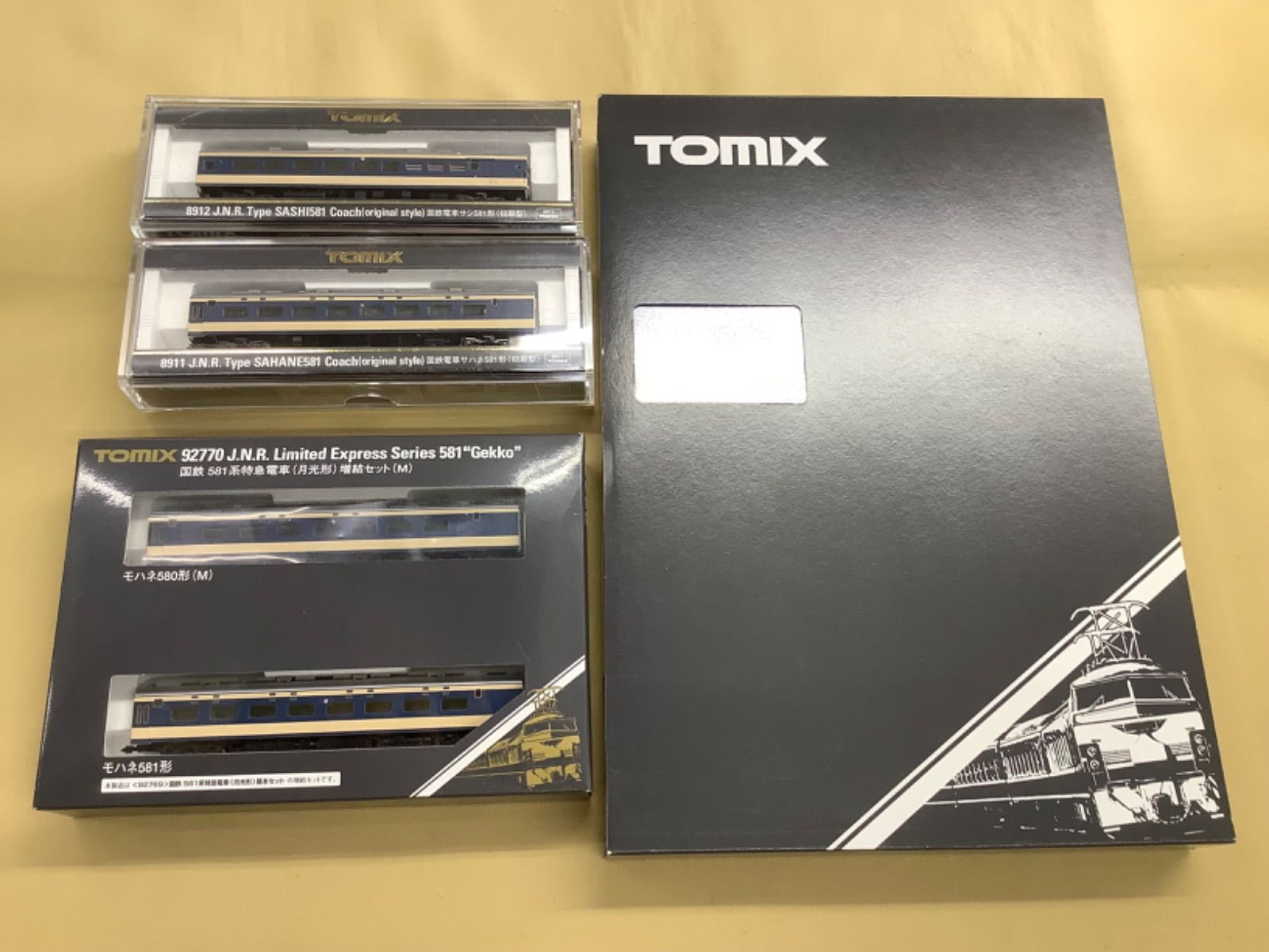 TOMIX 国鉄 581系 月光形 基本 増結など11両セット