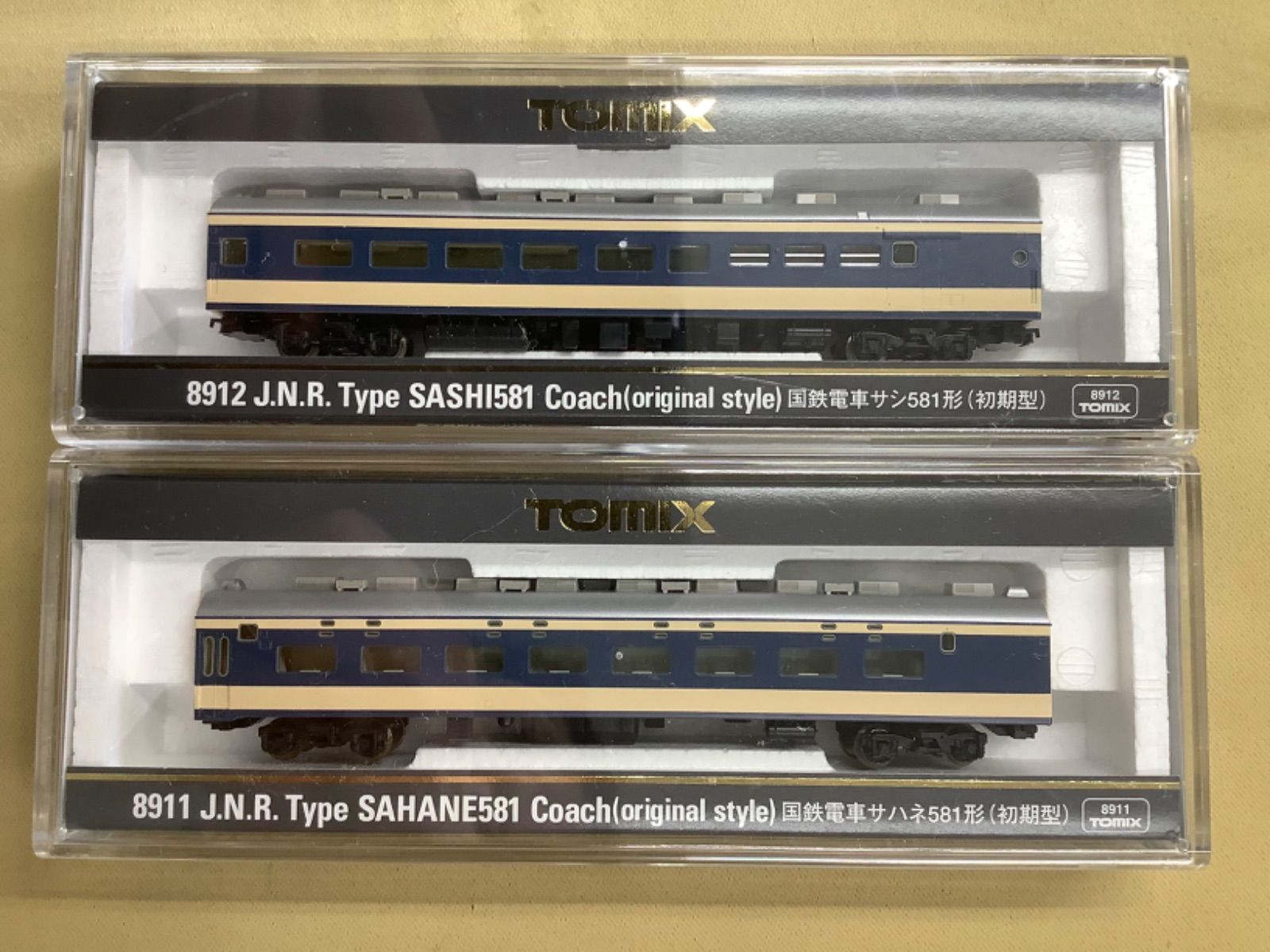 TOMIX 国鉄 581系 月光形 基本、増結など11両セット 国鉄 581系特急電車（月光形）基本セット｜製品情報｜製品検索｜鉄道